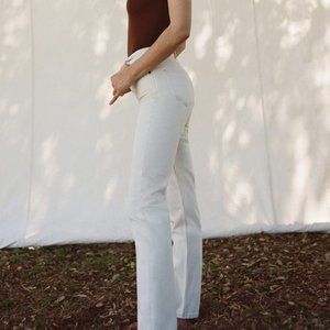 Cynthia High Rise Straight Jean